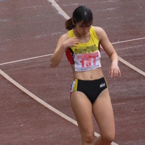 脚が太い？テーピング美人 ぼーんほわいと 第106回日本選手権OSAKA　 渡邊 輝　田子重　実業団陸上部　園田学園女子大　安達 茉鈴　青山 華依　甲南大学 城戸 優来 福岡大学　熊本中央高校　筑波大学