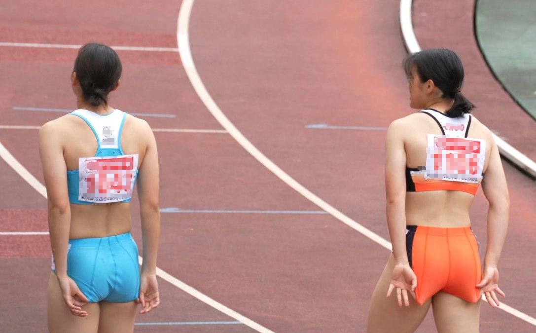 期待の新星JKちゃん　ぼーんほわいと 第106回U20日本選手権OSAKA　九州国際大学附属高校　安城学園高校　早稲田大学女子陸上部　福岡大学　女子陸上部　インナーショーツはみ出し　黄色透けセパレートユニフォーム