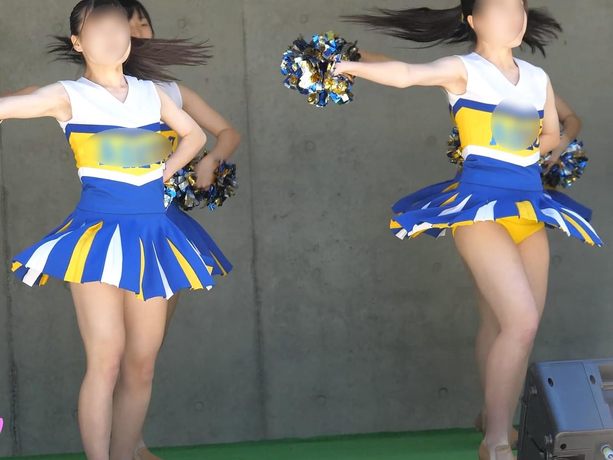 [4K] 秘密のチア Vol.23 ～幸福の黄色いアンスコ！～ MASARU　AGEO　埼玉県立上尾高等学校　チアダンス部　高校チア 黄色アンダースコート　ハイキック　はみパン