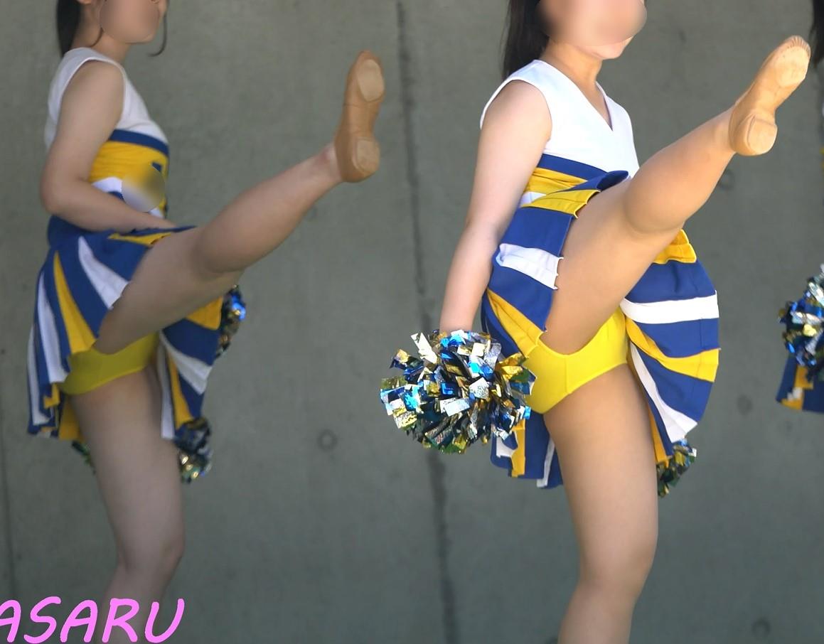 [4K] 秘密のチア Vol.23 ～幸福の黄色いアンスコ！～ MASARU　AGEO　埼玉県立上尾高等学校　チアダンス部　高校チア 黄色アンダースコート　ハイキック　はみパン