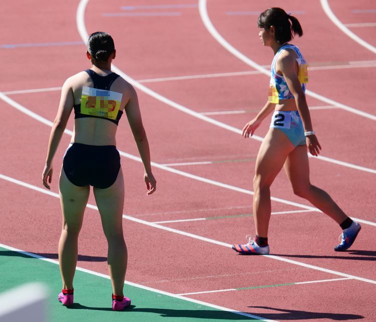 2022 ハイレグ美女JD１００Mハードル選手 Moe YOSHU 豫洲短板産業株式会社 陸上部　実業団　JD陸上女子　天理大学陸上部　甲南大学　超ハイカットブルマ　スレンダー女子陸上選手　巨尻ブルマ　初見ブルマ