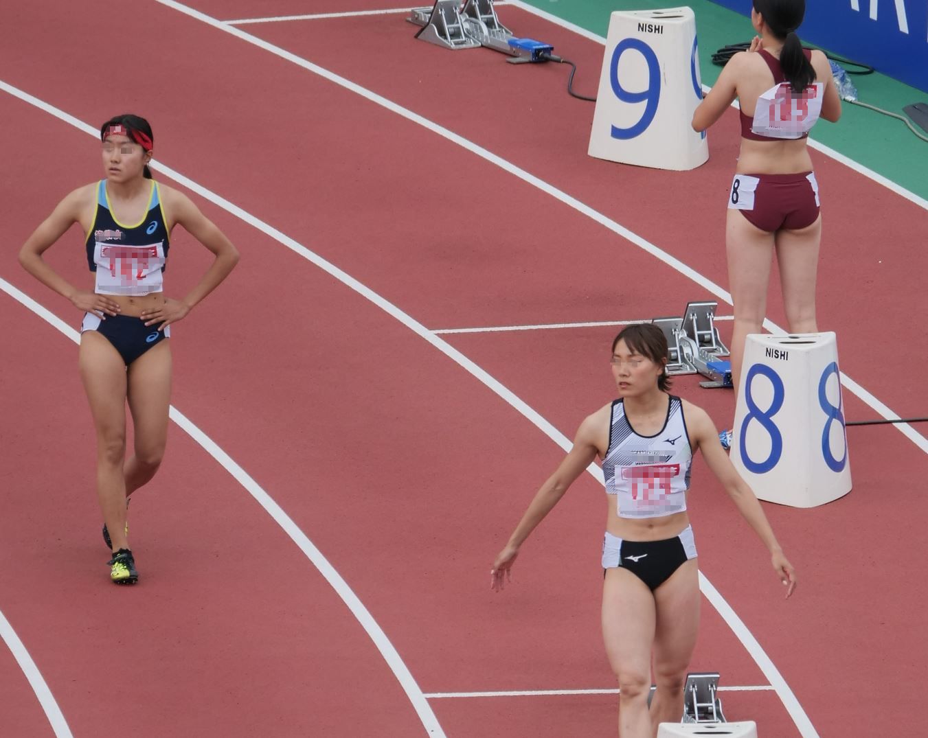 2019 陸上1～６セット Moe 第103回日本選手権FUKUOKA　星稜高校女子陸上部　黄色レーシングブルマ　透けブルマ　雨の中の陸上　東大阪大学　川田朱夏　ローライズ　早稲田大学　女子陸上部　早稲田３人娘　小山佳奈　村上夏美　筑紫女子学園高校　東大阪大敬愛高校　陸上部