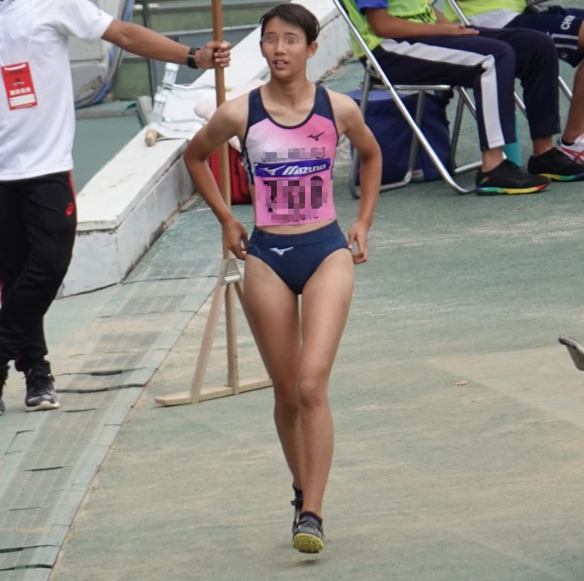 陸上女子コレクションVol.119 武庫川女子大学陸上部　三段跳び　陸上　陸上女子　ブルマ　レーシングブルマ　レーシングショーツ　食い込み　砂ブルマ　最後の陸上試合競技　引退　モデル並みプロポーション　日本インカレ　日本ＩＣ