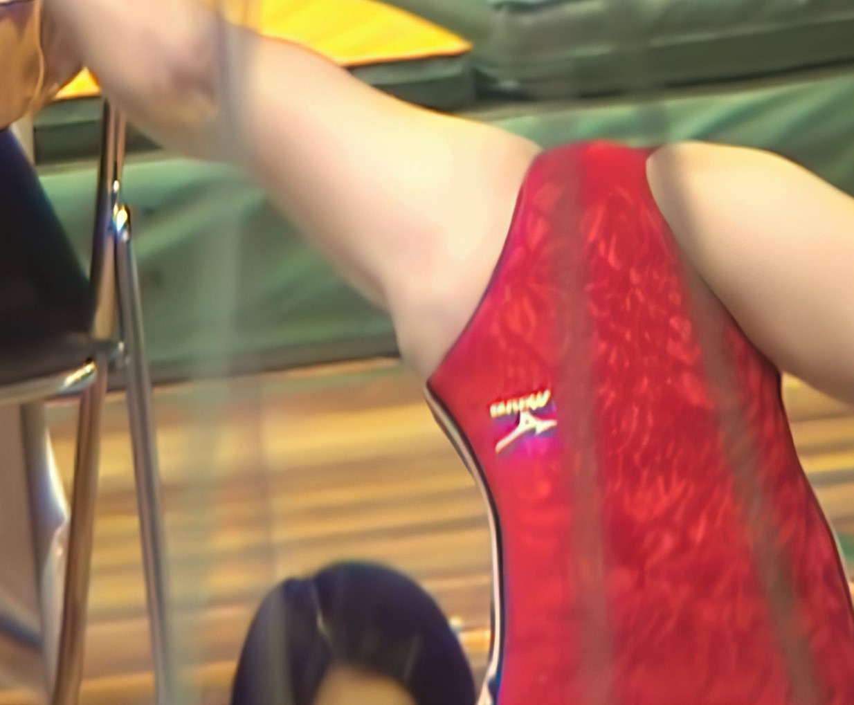 可愛いあの子を追っかけ撮り 体操競技クラシック1 JK,JD編 セット　アクション★ビデオ　ハイレグレオタード　美女体操部員　平均台　大開脚　白レオタード